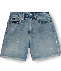 Polo Ralph Lauren Big Boys Lynwood Relaxed Fit Cutoff Denim Shorts