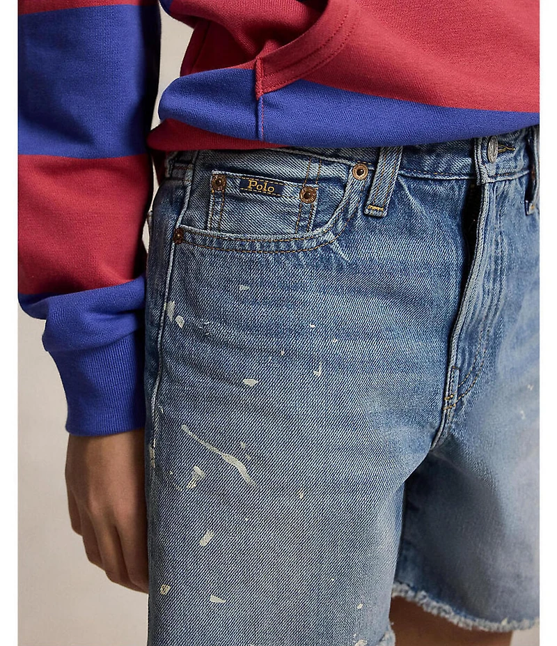 Polo Ralph Lauren Big Boys Lynwood Relaxed Fit Cutoff Denim Shorts