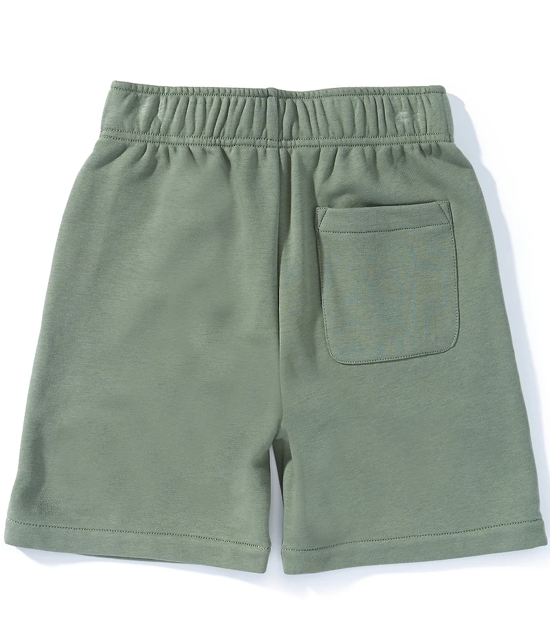 Polo Ralph Lauren Big Boys Madras-Logo French Terry Shorts