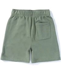 Polo Ralph Lauren Big Boys Madras-Logo French Terry Shorts