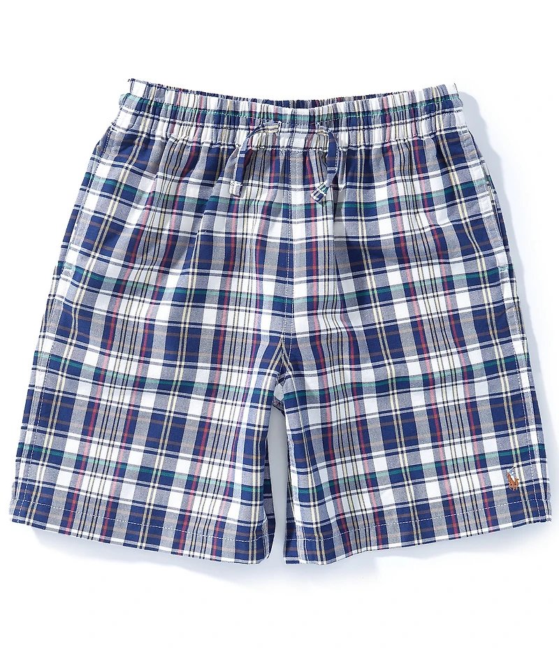 Polo Ralph Lauren Big Boys Plaid Big Fit Oxford Shorts