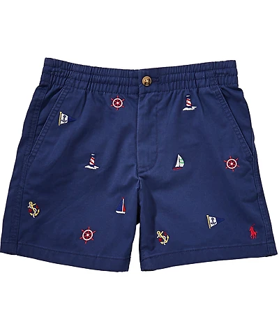 Polo Ralph Lauren Big Boys Prepster Nautical Inspired Stretch Twill Shorts