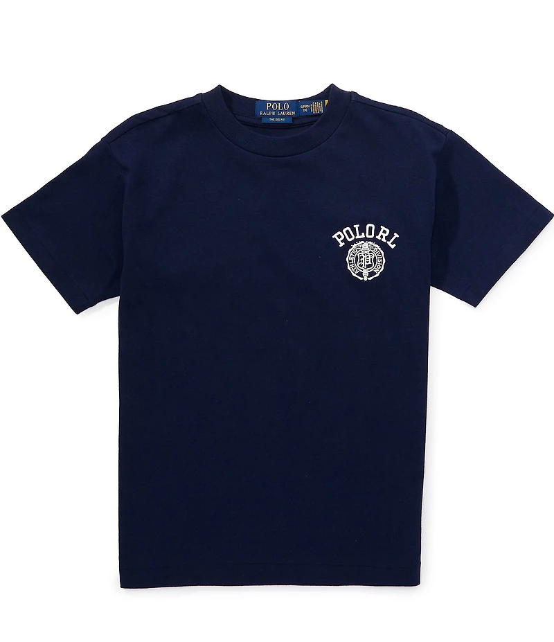 Polo Ralph Lauren Big Boys Short Sleeve Oversized Fit Logo T-Shirt