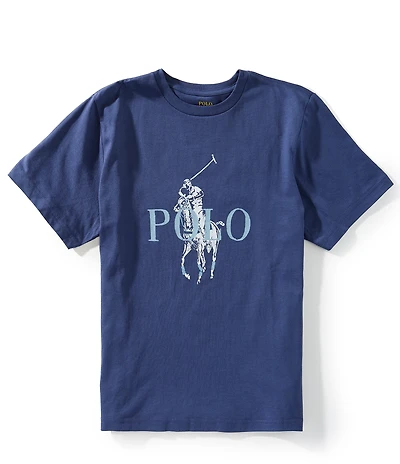 Polo Ralph Lauren Big Boys Short Sleeve Big Pony Jersey T-Shirt