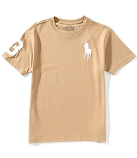 Polo Ralph Lauren Big Boys Short-Sleeve Big Pony Jersey T-Shirt