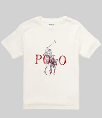 Polo Ralph Lauren Big Boys Short Sleeve Big Pony Jersey T-Shirt
