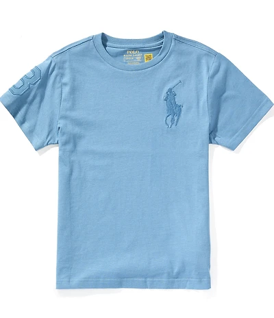 Polo Ralph Lauren Big Boys Short Sleeve Big Pony Twill Patch Jersey T-Shirt