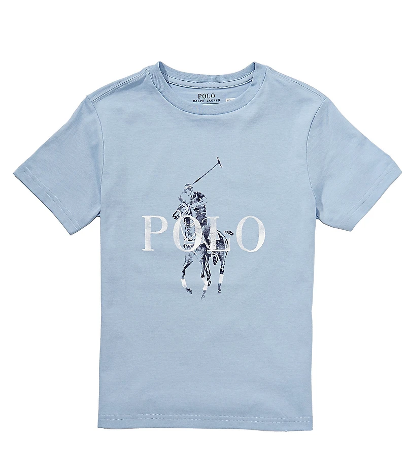 Polo Ralph Lauren Big Boys Short Sleeve Big Pony Jersey T-Shirt