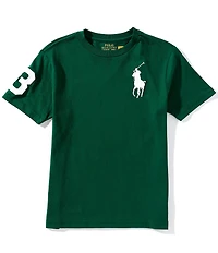 Polo Ralph Lauren Big Boys Short-Sleeve Big Pony Jersey T-Shirt