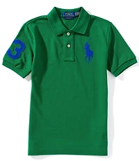 Polo Ralph Lauren Big Boys Short-Sleeve Big Pony Mesh Polo Shirt