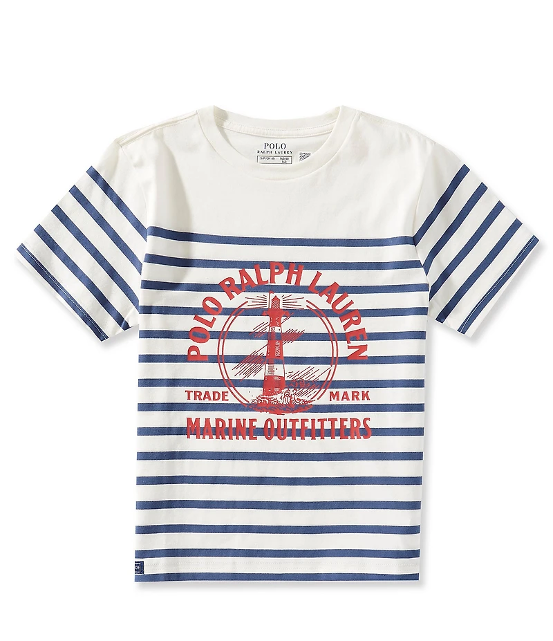 Polo Ralph Lauren Big Boys Short Sleeve Graphic Jersey T-Shirt