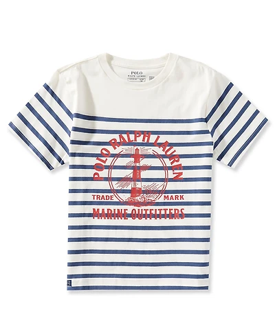 Polo Ralph Lauren Big Boys Short Sleeve Graphic Jersey T-Shirt