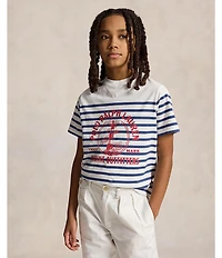 Polo Ralph Lauren Big Boys Short Sleeve Graphic Jersey T-Shirt
