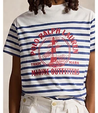 Polo Ralph Lauren Big Boys Short Sleeve Graphic Jersey T-Shirt