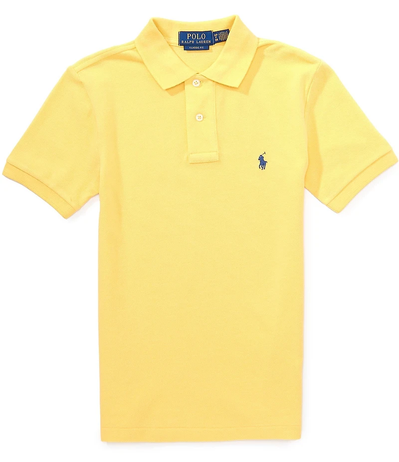Polo Ralph Lauren Big Boys Short Sleeve Iconic Cotton Mesh Polo Shirt