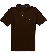 Polo Ralph Lauren Big Boys Short Sleeve Iconic Cotton Mesh Polo Shirt