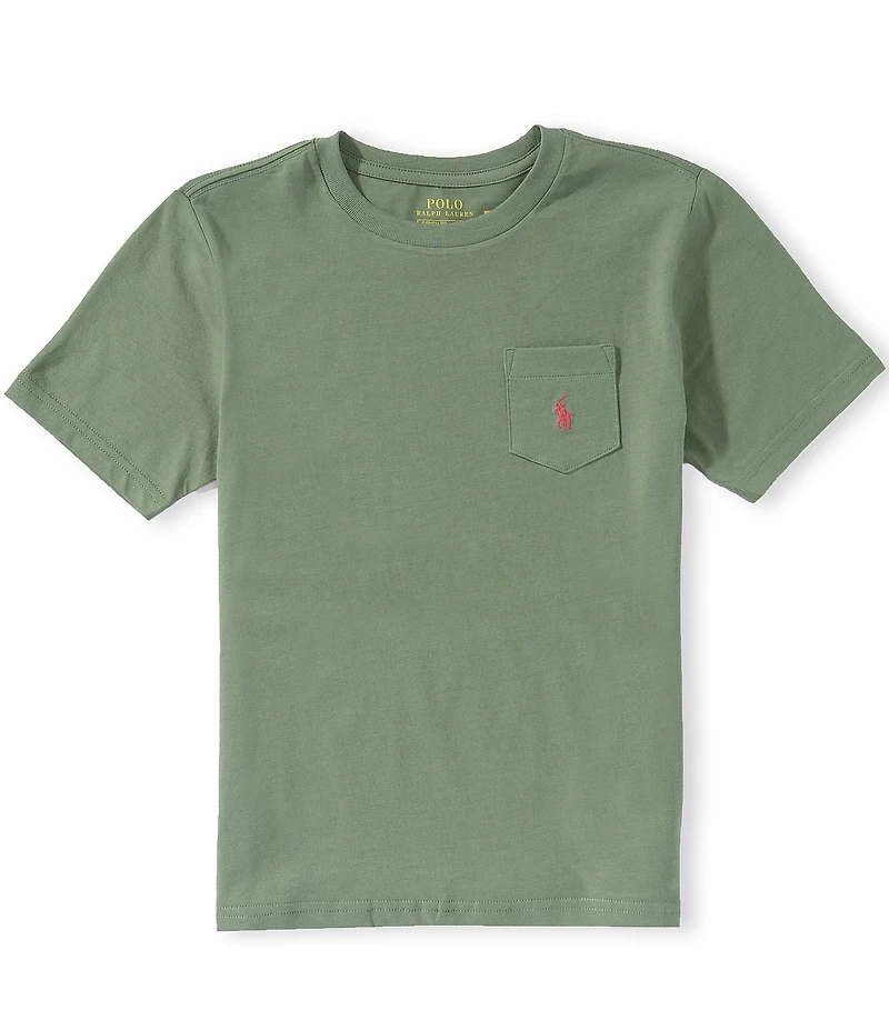 Polo Ralph Lauren Big Boys Short-Sleeve Jersey Pocket Tee