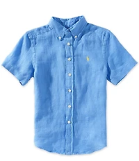 Polo Ralph Lauren Big Boys Short Sleeve Linen Shirt