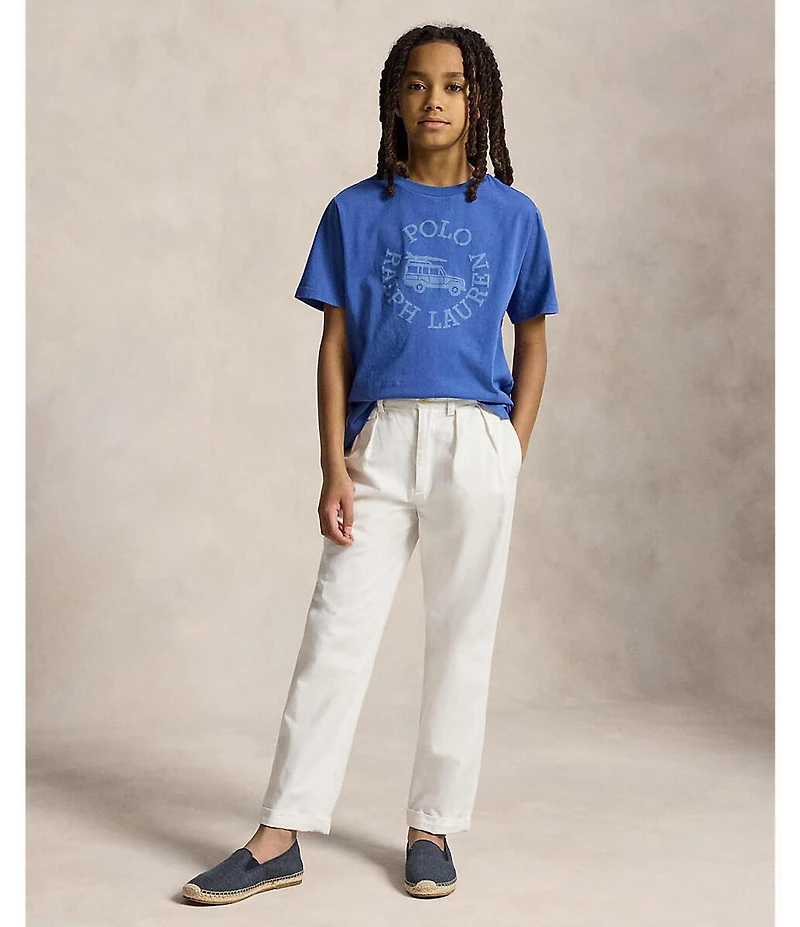 Polo Ralph Lauren Big Boys Short Sleeve Logo Jersey T-Shirt