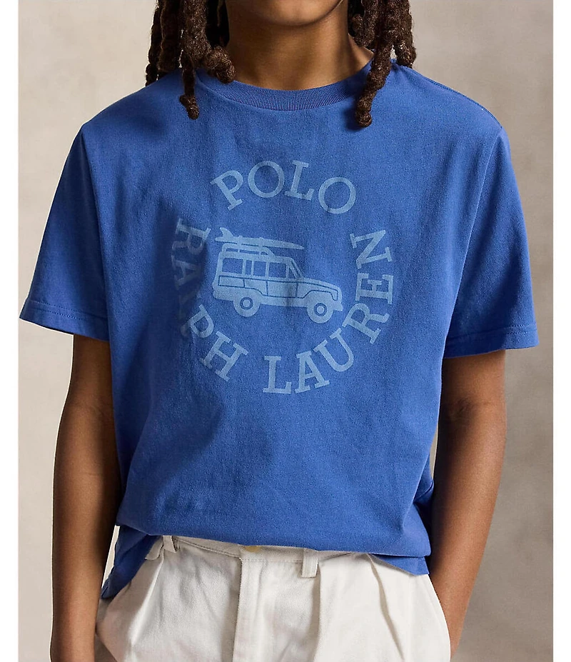 Polo Ralph Lauren Big Boys Short Sleeve Logo Jersey T-Shirt