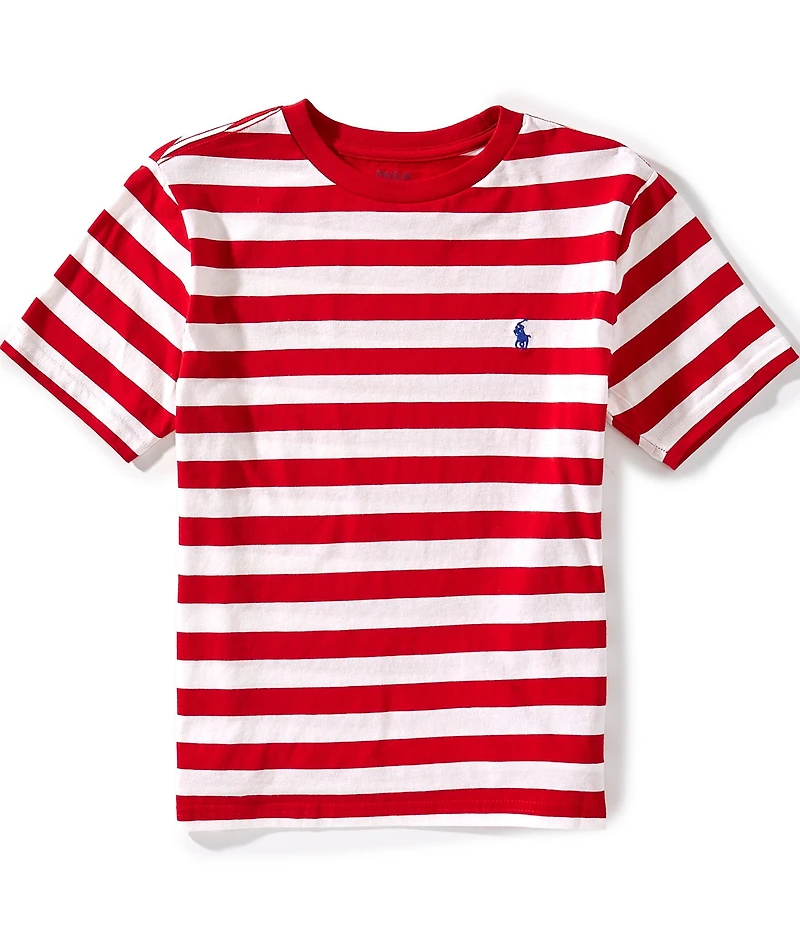 Polo Ralph Lauren Big Boys Short-Sleeve Striped Jersey T-Shirt