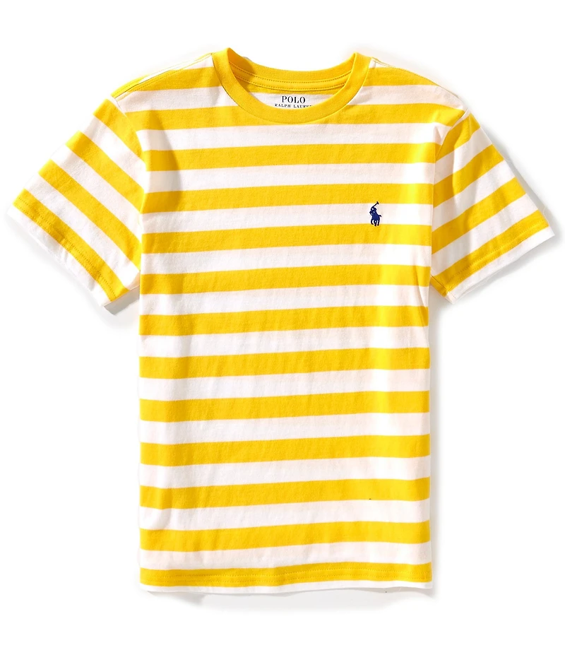 Polo Ralph Lauren Big Boys Short-Sleeve Striped Jersey T-Shirt