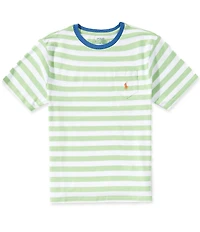 Polo Ralph Lauren Big Boys Short Sleeve Striped Pocket Jersey T-Shirt
