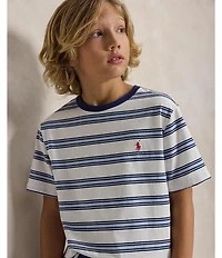 Polo Ralph Lauren Big Boys Short-Sleeve Striped T-Shirt