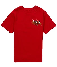 Polo Ralph Lauren Big Boys Short-Sleeve Triple-Pony Jersey T-Shirt