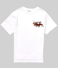 Polo Ralph Lauren Big Boys Short-Sleeve Triple-Pony Jersey T-Shirt