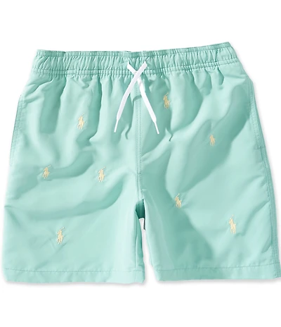 Polo Ralph Lauren Big Boys Traveler Polo Pony Swim Trunks