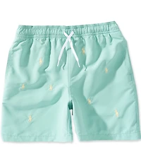 Polo Ralph Lauren Big Boys Traveler Polo Pony Swim Trunks