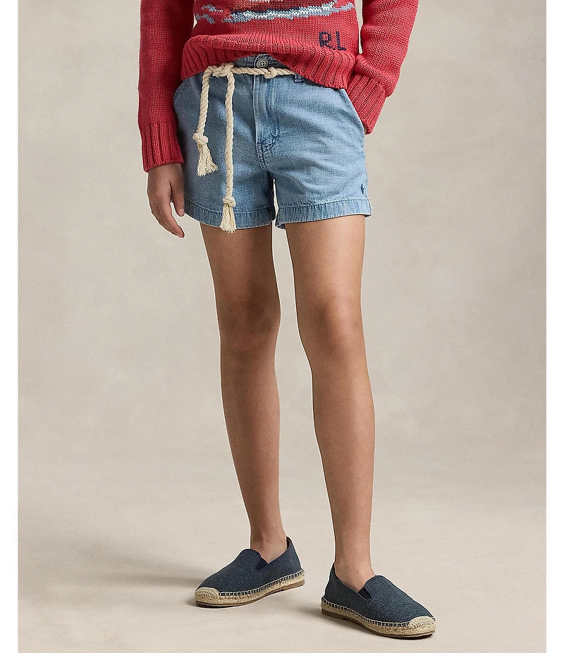Polo Ralph Lauren Big Girls Denim Shorts