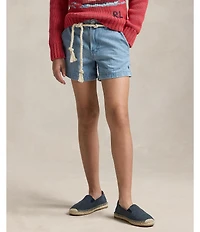 Polo Ralph Lauren Big Girls Denim Shorts