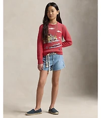 Polo Ralph Lauren Big Girls Denim Shorts