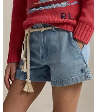Polo Ralph Lauren Big Girls Denim Shorts