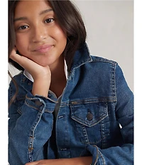 Polo Ralph Lauren Big Girls Denim Trucker Jacket