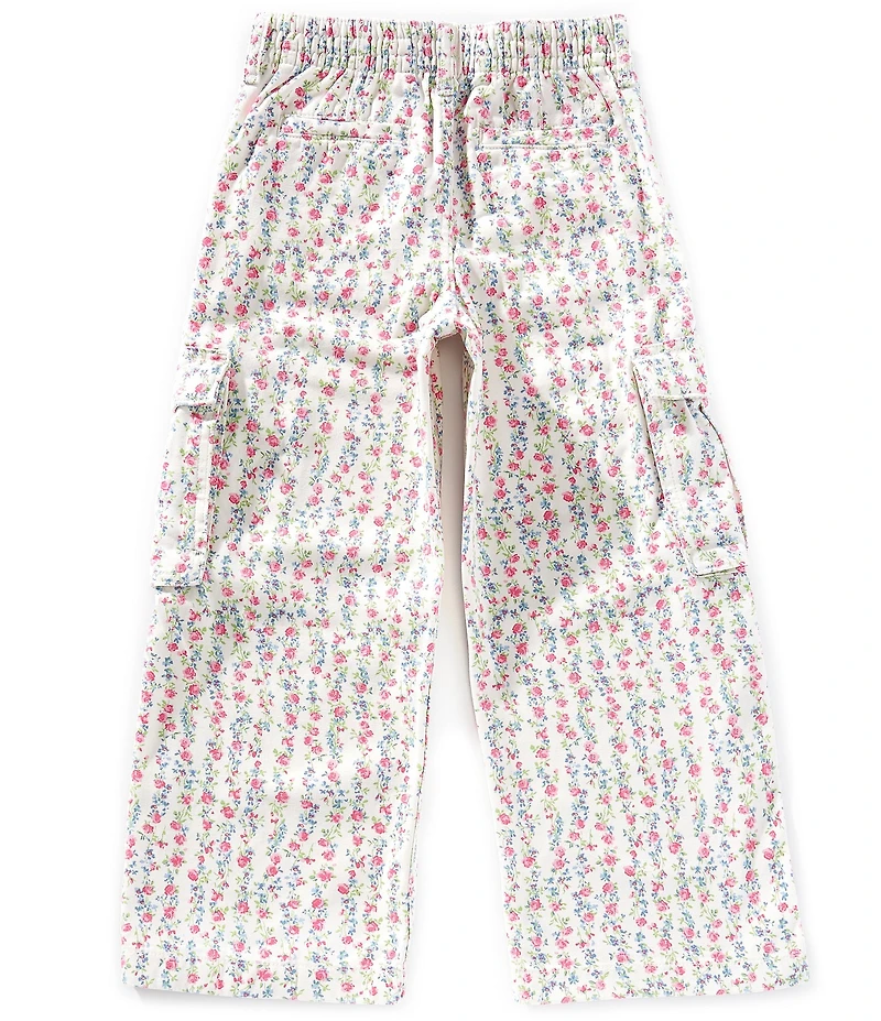 Polo Ralph Lauren Big Girls Floral Wide-Leg Canvas Cargo Pants