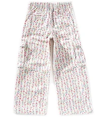 Polo Ralph Lauren Big Girls Floral Wide-Leg Canvas Cargo Pants