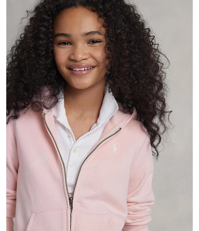 Polo Ralph Lauren Big Girls French Terry Hoodie Jacket