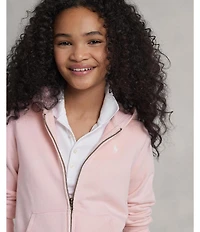 Polo Ralph Lauren Big Girls French Terry Hoodie Jacket