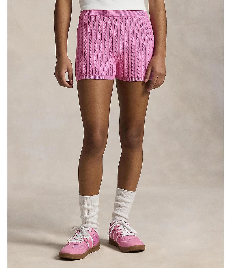 Polo Ralph Lauren Big Girls Mini-Cable Bike Shorts