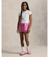 Polo Ralph Lauren Big Girls Mini-Cable Bike Shorts