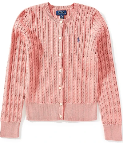 Polo Ralph Lauren Big Girls Mini Cable Sweater