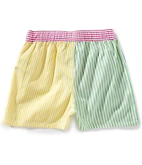 Polo Ralph Lauren Big Girls Striped Poplin Fun Shorts
