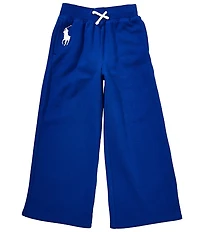 Polo Ralph Lauren Big Girls Big Pony Wide-Leg Fleece Jogger Pants