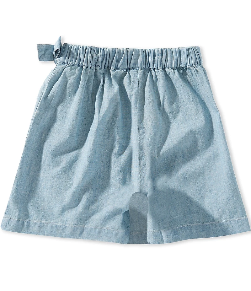 Polo Ralph Lauren Big Girls Chambray Faux-Wrap Skort