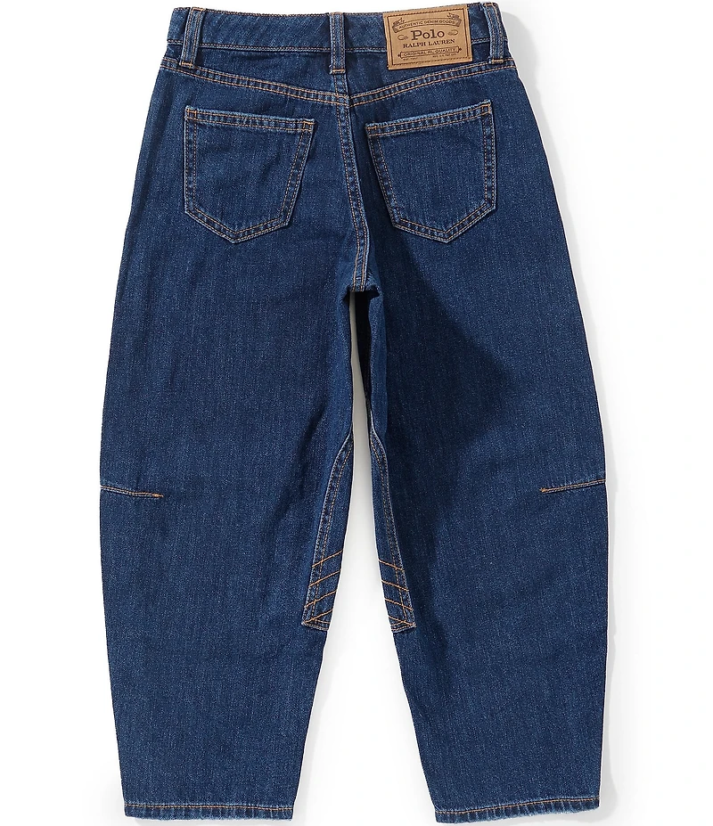 Polo Ralph Lauren Big Girls Curved Tapered Denim Jeans