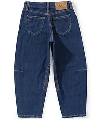 Polo Ralph Lauren Big Girls Curved Tapered Denim Jeans