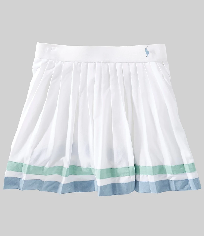Polo Ralph Lauren Big Girls Striped Pleated Skort